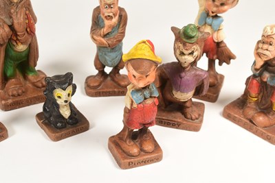 Lot 315 - PINOCCHIO - VINTAGE PINOCCHIO SYROCO WOOD FIGURINES