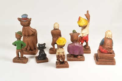 Lot 315 - PINOCCHIO - VINTAGE PINOCCHIO SYROCO WOOD FIGURINES