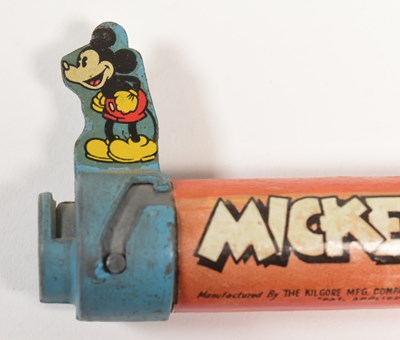 Lot 231 - MICKEY MOUSE - VINTAGE KILGORE MICKEY MOUSE BUBBLE BUSTER TOY