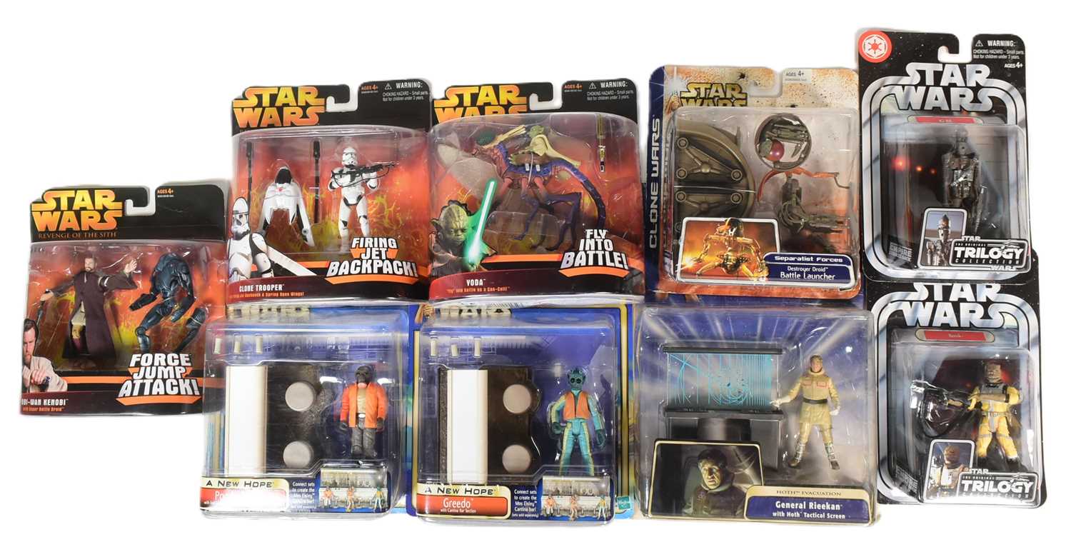 Lot 310 - STAR WARS - COLLECTION OF ASSORTED CARDED ACTION FIGURES