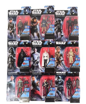 Lot 253 - STAR WARS - ROGUE ONE - 3.75" CARDED ACTION FIGURES