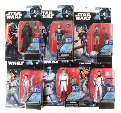 Lot 316 - STAR WARS - REBELS - HASBRO 3.75" SCALE CARDED ACTION FIGURES