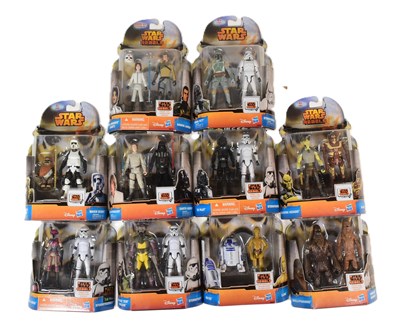 Lot 275 - STAR WARS - REBELS - COLLECTION OF CARDED ACTION FIGURES