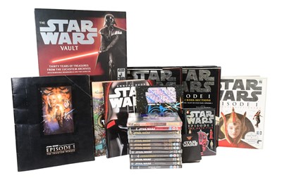 Lot 356 - STAR WARS - BOOKS & DVDS