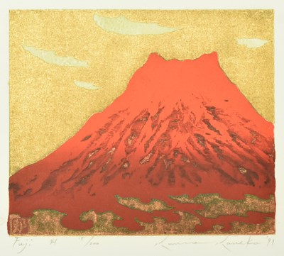 Lot 18 - KUNIO KANEKO (B. 1949) - MOUNT FUJI 41 - 1991