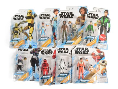 Lot 327 - STAR WARS - RESISTANCE - HASBRO MOC CARDED ACTION FIGURES