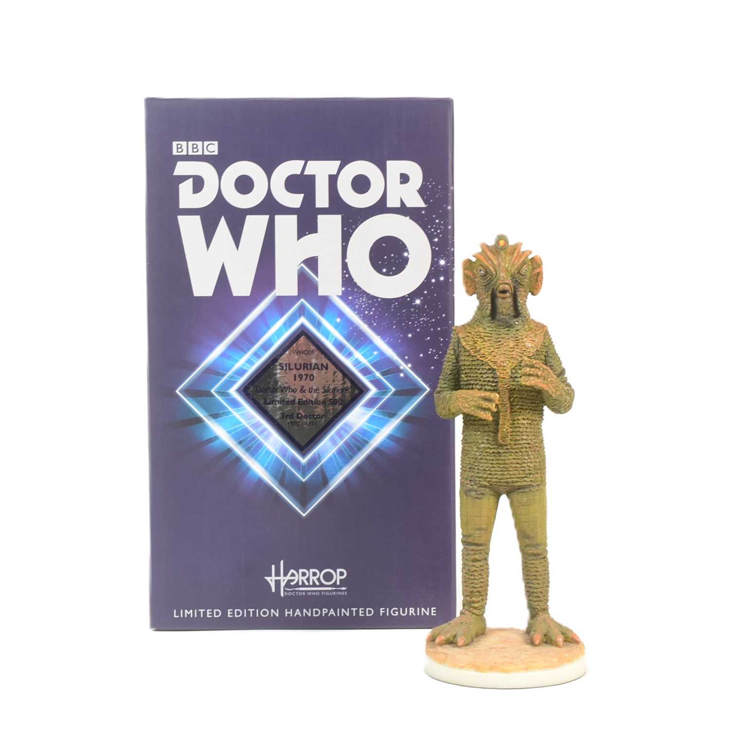Lot 639 - DOCTOR WHO - ROBERT HARROP - LTD ED HAND PAINTED FIGURINE