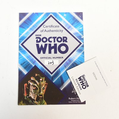 Lot 639 - DOCTOR WHO - ROBERT HARROP - LTD ED HAND PAINTED FIGURINE