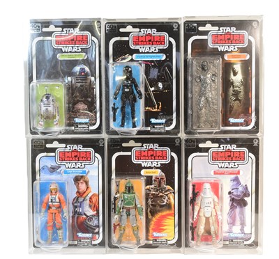 Lot 345 - STAR WARS - 40TH ANNIVERSARY - CARDED 6" SCALE ACTION FIGURES