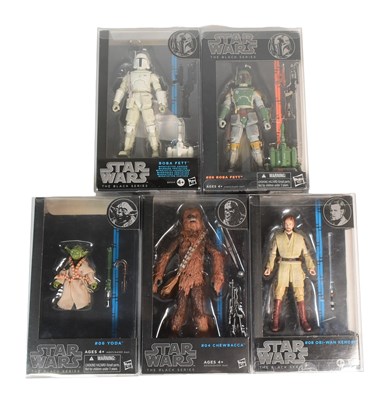 Lot 351 - STAR WARS - THE BLACK SERIES - 6" SCALE BOXED ACTION FIGURES