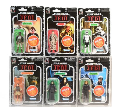 Lot 353 - STAR WARS - KENNER RETRO COLLECTION CARDED ACTION FIGURES