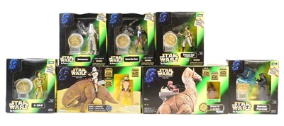 Lot 360 - STAR WARS - KENNER - POWER OF THE FORCE - BOXED ACTION FIGURES