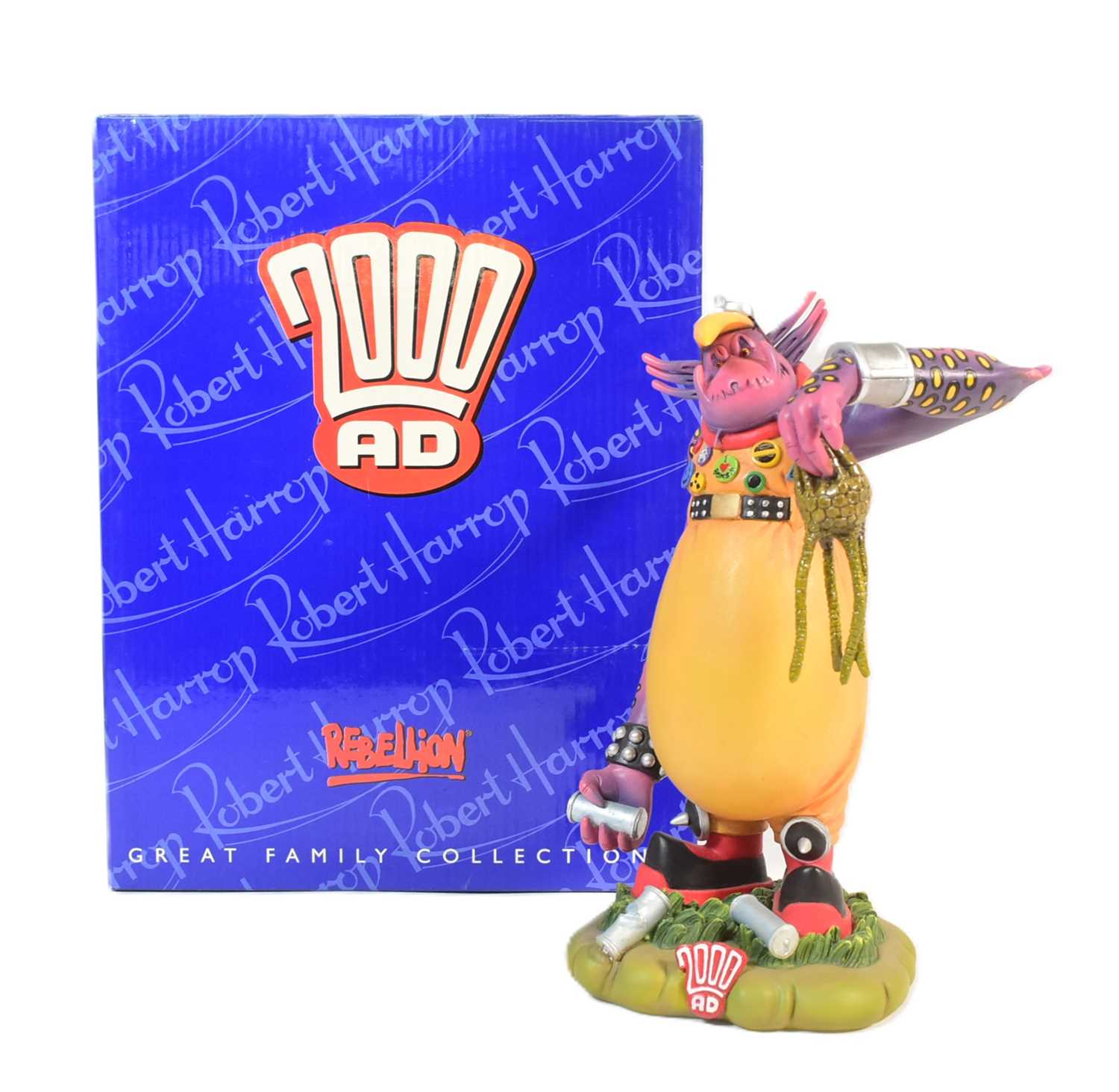 Lot 618 - 2000AD JUDGE DREDD - ROBERT HARROP - LARGE SCALE RESIN STATUE