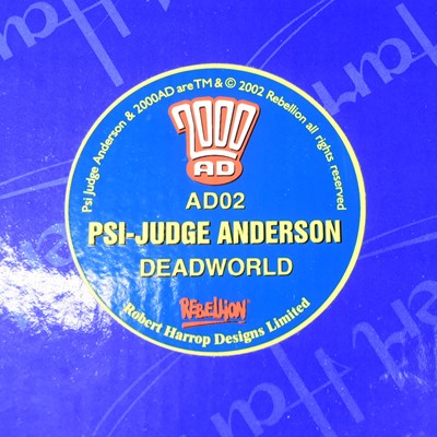 Lot 631 - 2000AD JUDGE DREDD - ROBERT HARROP - LARGE SCALE RESIN STATUE