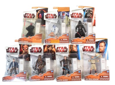 Lot 369 - STAR WARS - LEGACY COLLECTION - SAGA LEGENDS MOC CARDED ACTION FIGURES