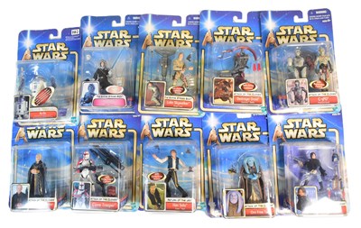 Lot 374 - STAR WARS - ATTACK OF THE CLONES - HASBRO CARDED ACTION FIGURES