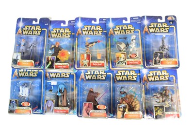 Lot 384 - STAR WARS - ATTACK OF THE CLONES - HASBRO CARDED ACTION FIGURES