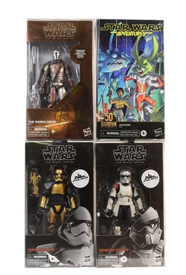 Lot 389 - STAR WARS - THE BLACK SERIES - BOXED 6" SCALE ACTION FIGURES