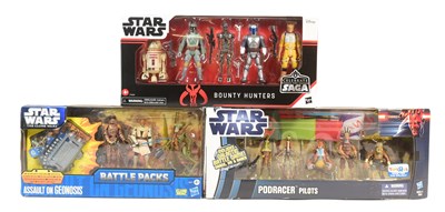 Lot 376 - STAR WARS - ACTION FIGURE MULTI-SETS - HASBRO