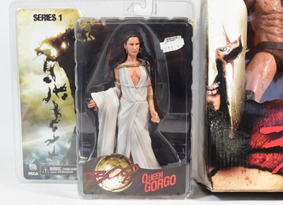 Lot 647 - 300 - TWO BOXED NECA 300 MOVIE ACTION FIGURES
