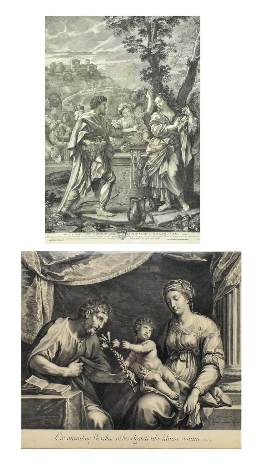 Lot 532 - TWO 18TH CENTURY ENGRAVINGS - ONE AFTER STELLA, ONE AFTER MARATTI