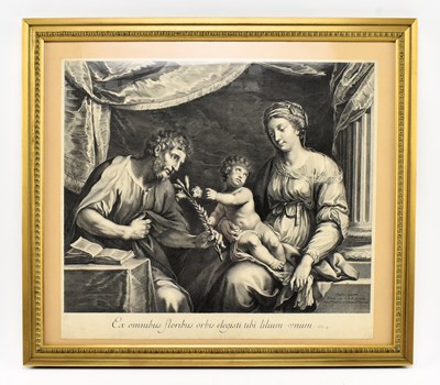 Lot 532 - TWO 18TH CENTURY ENGRAVINGS - ONE AFTER STELLA, ONE AFTER MARATTI