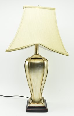 Lot 568 - DAR LIGHTING - CONTEMPORARY DESIGN SILVER EFFECT DESK LAMP