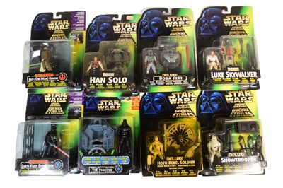 Lot 379 - STAR WARS - KENNER - DELUXE MOC CARDED ACTION FIGURES