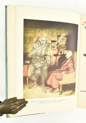 Lot 216 - RACKHAM, ARTHUR. 1933 A CHRISTMAS CAROL CHARLES DICKENS CHEAP EDITION