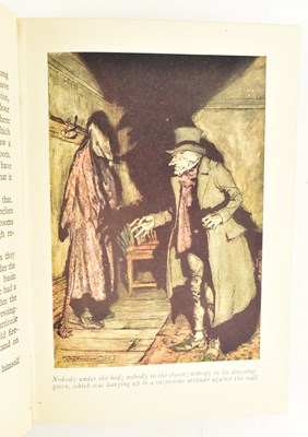 Lot 216 - RACKHAM, ARTHUR. 1933 A CHRISTMAS CAROL CHARLES DICKENS CHEAP EDITION