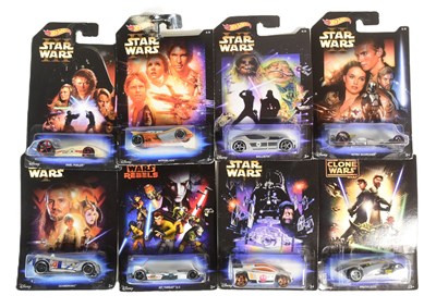 Lot 385 - STAR WARS - MATTEL HOT WHEELS - COLLECTION OF DIECAST MODELS