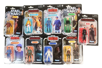 Lot 396 - STAR WARS - THE VINTAGE COLLECTION - CARDED ACTION FIGURES