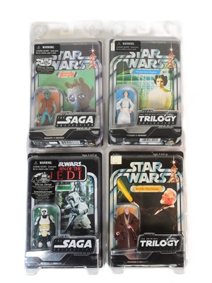 Lot 403 - STAR WARS - ORIGINAL TRILOGY & SAGA COLLECTION - CARDED FIGURES