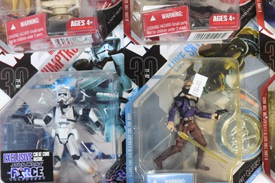 Lot 402 - STAR WARS - 30TH ANNIVERSARY COLLECTION - MOC CARDED FIGURES