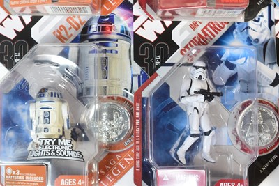 Lot 412 - STAR WARS - 30TH ANNIVERSARY COLLECTION - MOC CARDED FIGURES