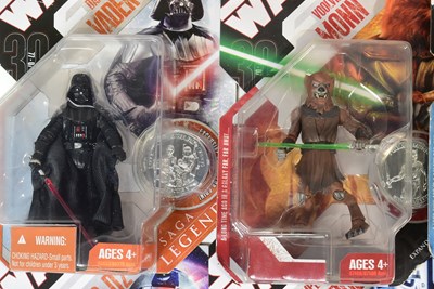 Lot 412 - STAR WARS - 30TH ANNIVERSARY COLLECTION - MOC CARDED FIGURES