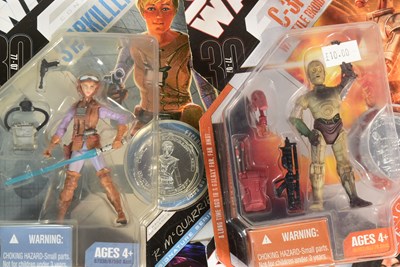 Lot 412 - STAR WARS - 30TH ANNIVERSARY COLLECTION - MOC CARDED FIGURES