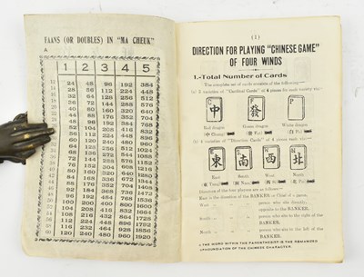 Lot 126 - 1950S CHINESE MAHJONG SET SHANGHAI 民国 麻雀套装