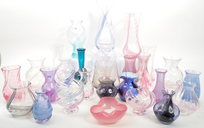 Lot 39 - CAITHNESS - LARGE COLLECTION OF CAITHNESS GLASS VASES