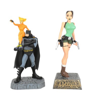 Lot 587 - ACTION FIGURES - LARA CROFT TOMB RAIDER & BATMAN FIGURES