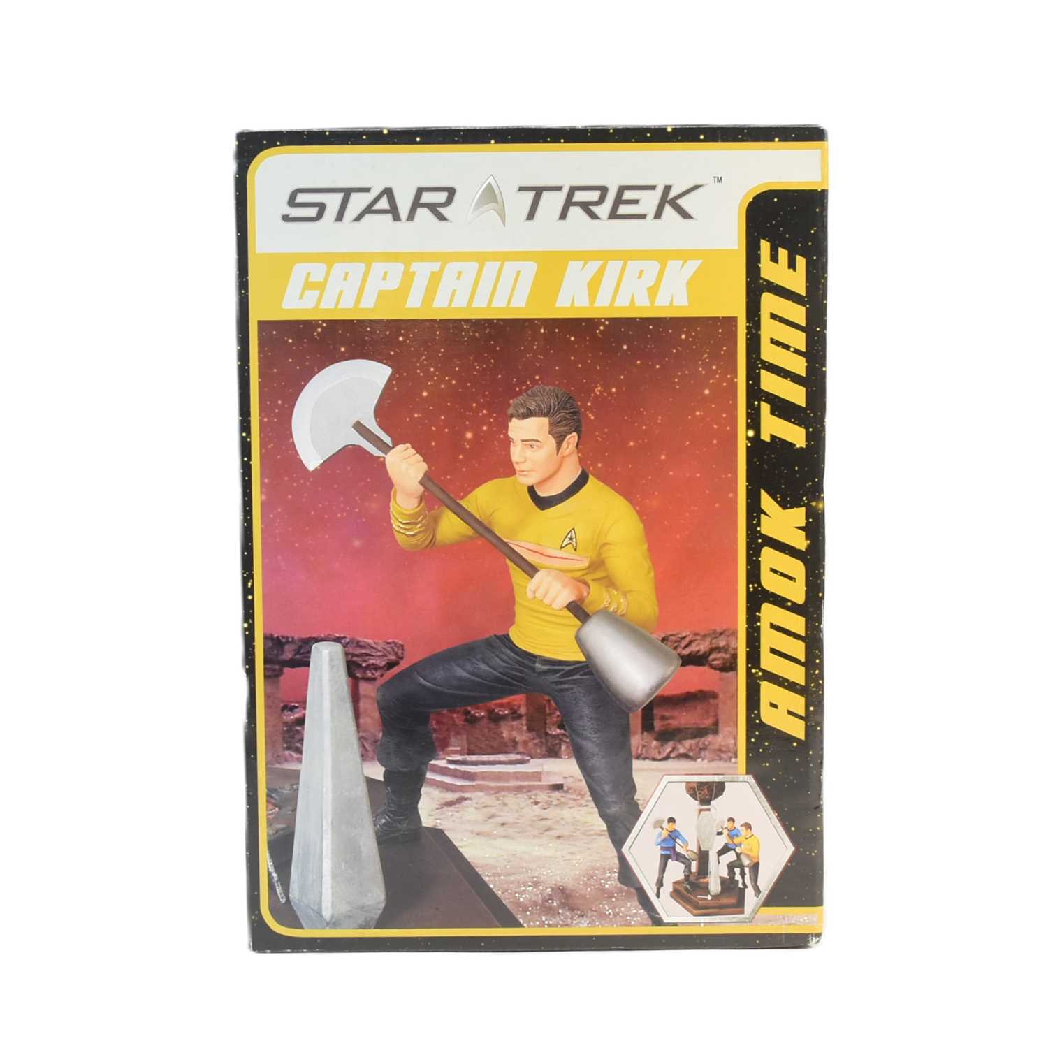 Lot 556 - STAR TREK - DIAMOND SELECT STAR TREK CAPTAIN KIRK STATUE