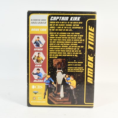 Lot 556 - STAR TREK - DIAMOND SELECT STAR TREK CAPTAIN KIRK STATUE