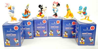 Lot 125 - ROYAL DOULTON - MICKEY MOUSE COLLECTION - PORCELAIN FIGURES