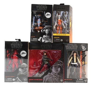 Lot 411 - STAR WARS - THE BLACK SERIES - 6" SCALE BOXED ACTION FIGURES