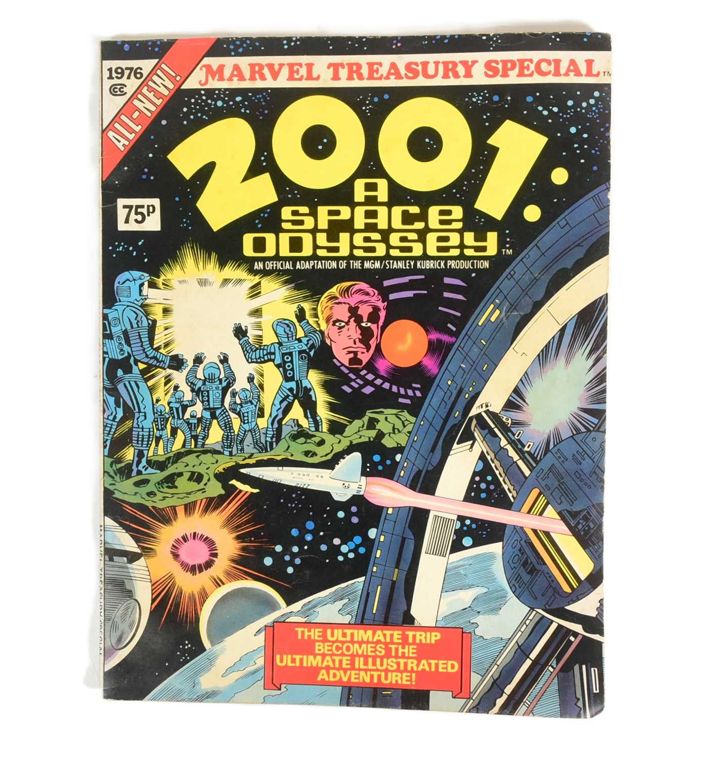 Lot 491 - 2001 A SPACE ODYSSEY - VINTAGE 1976 MARVEL TREASURY SPECIAL