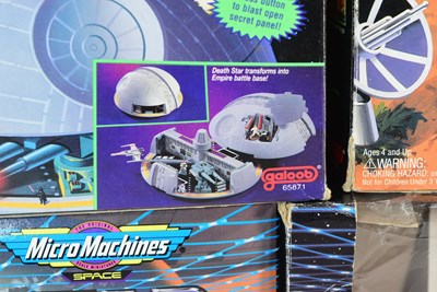 Lot 498 - STAR WARS - VINTAGE GALOOB MICRO MACHINES STAR WARS PLAYSETS