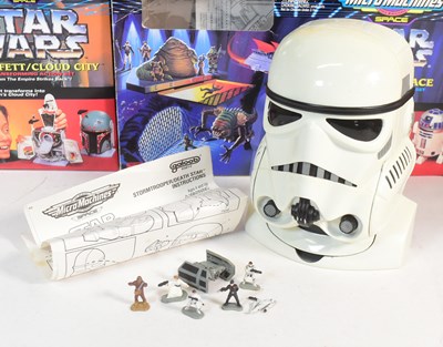 Lot 498 - STAR WARS - VINTAGE GALOOB MICRO MACHINES STAR WARS PLAYSETS