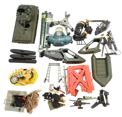 Lot 565 - ACTION MAN - COLLECTION OF VINTAGE ACTION MAN VEHICLES