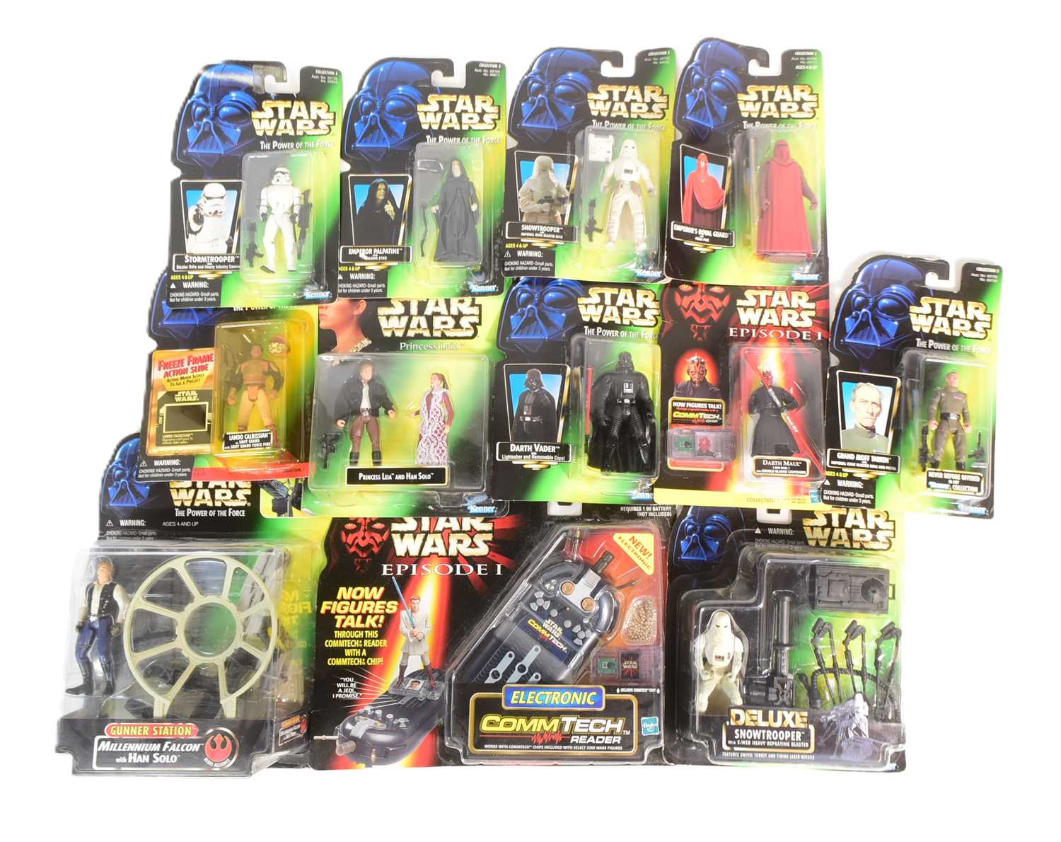 Lot 511 - STAR WARS - COLLECTION OF POWER OF THE FORCE CARDED ACTION FIGURES