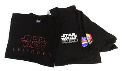 Lot 487 - STAR WARS - PREQUEL FILMS - ORIGINAL PROMOTIONAL T-SHIRTS